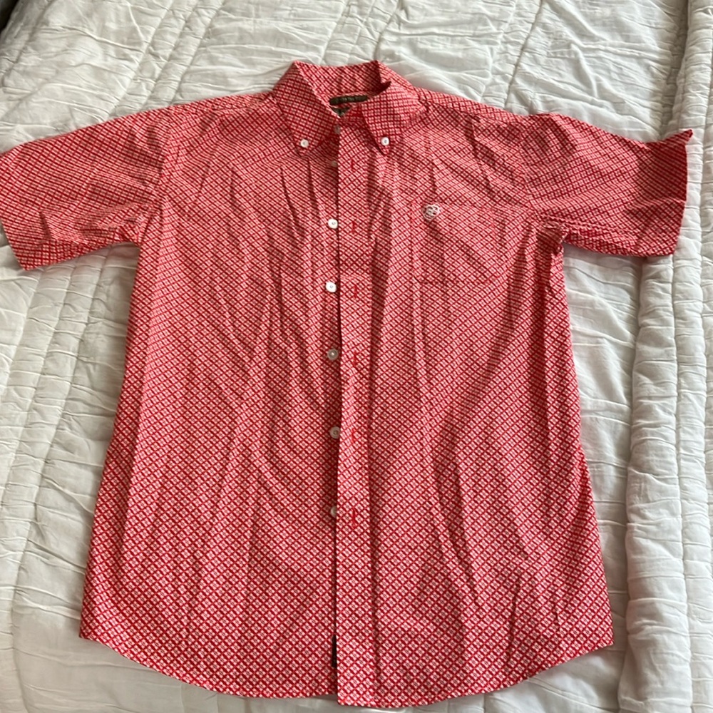 Boys Ariat Stretch Button Down